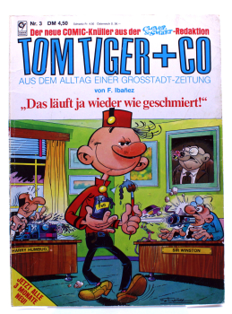 TOM TIGER + CO Nr. 3 (1984) – Comic-Kult von F. Ibáñez | hoppla-stuff.de